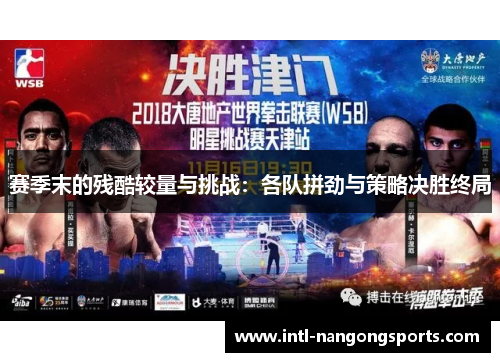 赛季末的残酷较量与挑战:各队拼劲与策略决胜终局